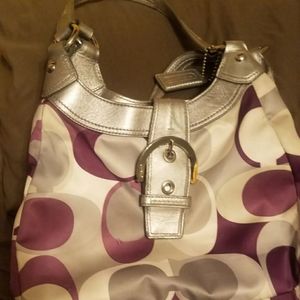 Purple Coach purse!